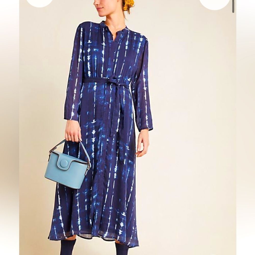 Cloth & Stone Bita Tye Dye Shirtdress